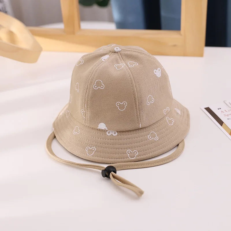 Cute Cartoon UV Protection Baby Bucket Hat