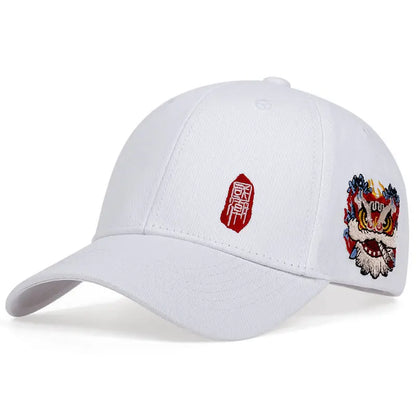 Chinese Style Embroidered Snapback Baseball Cap