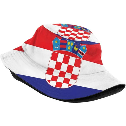 Croatia Flag Summer Bucket Hat