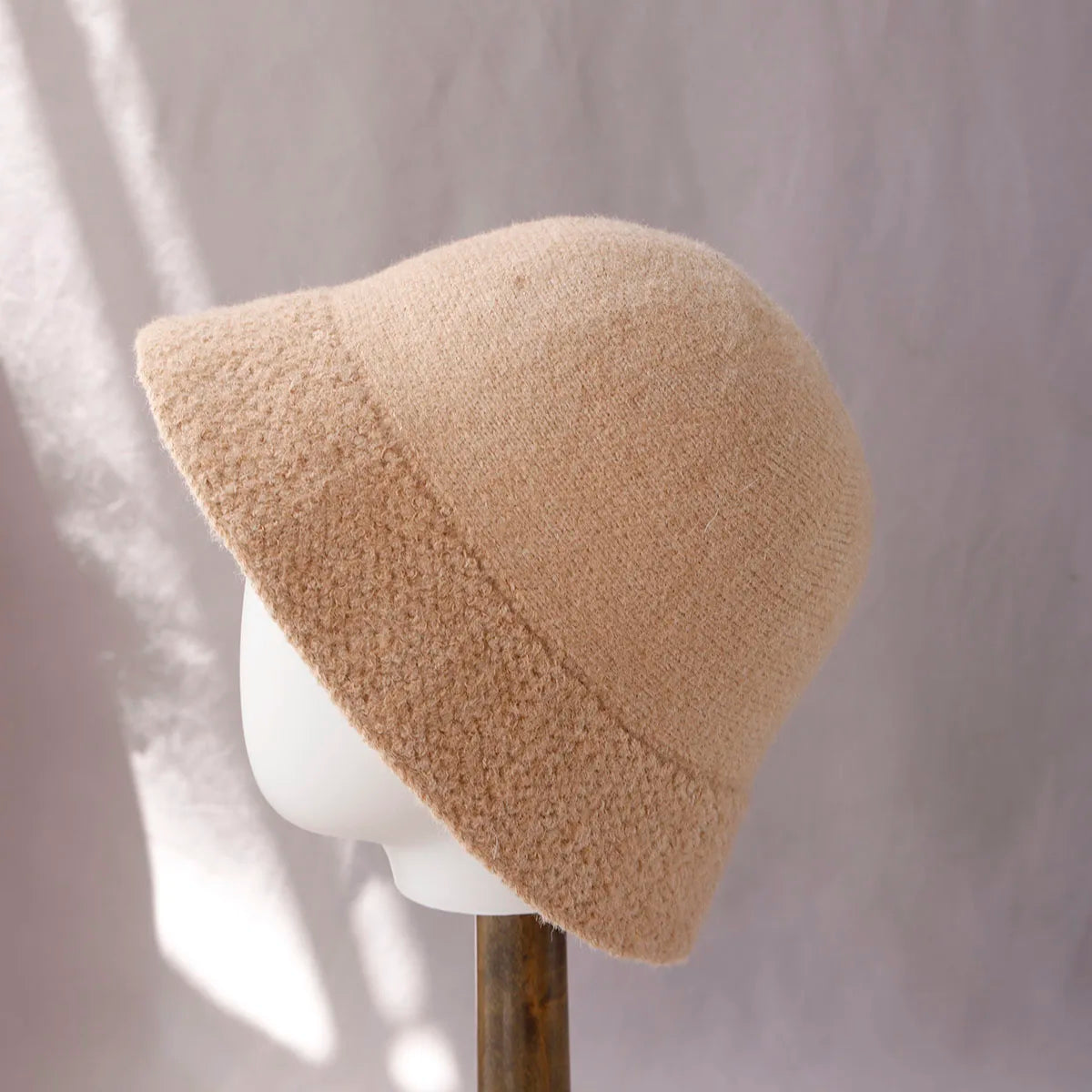Simple Wool Women’s Winter Bucket Hat