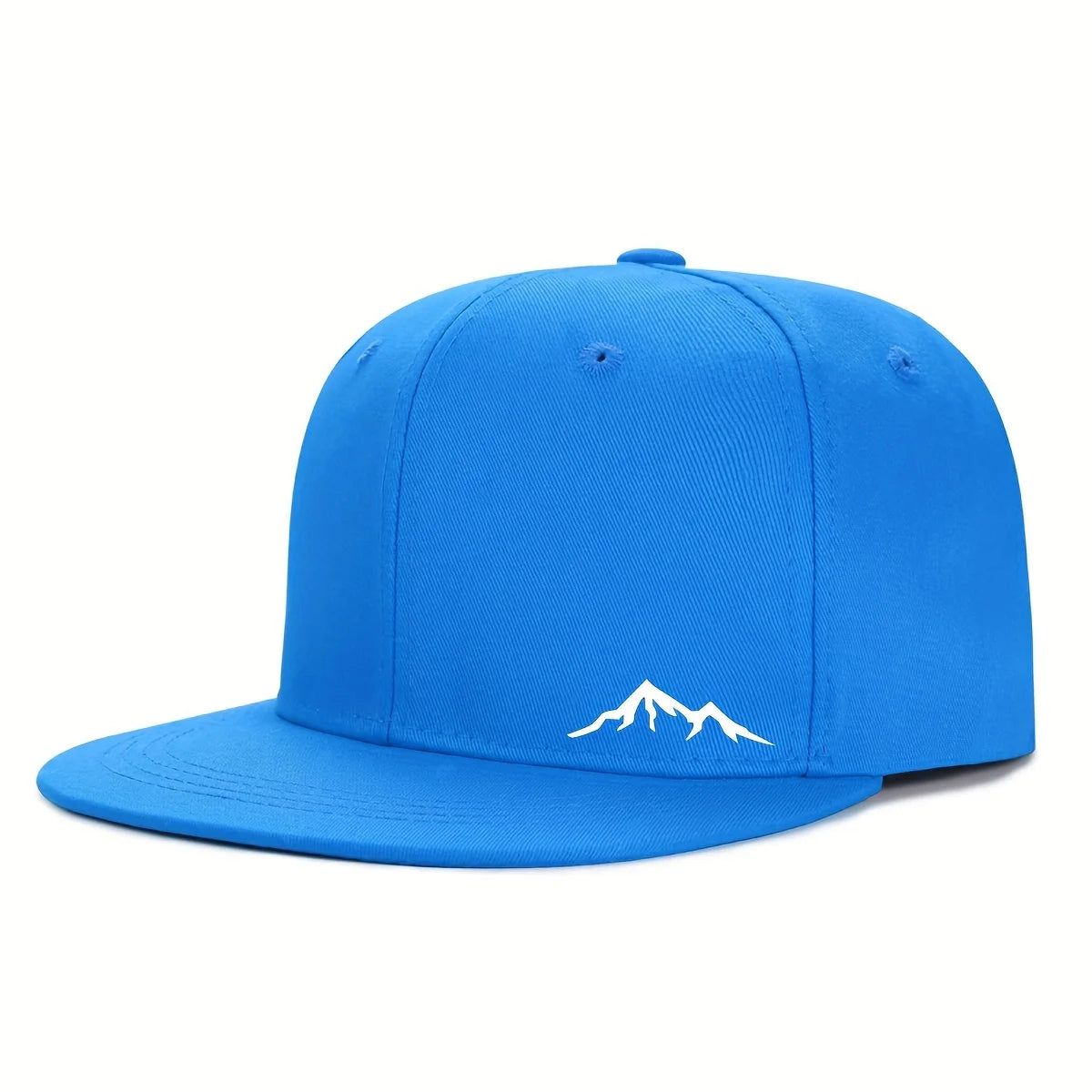 Adjustable Polyester Flat Brim Baseball Hat