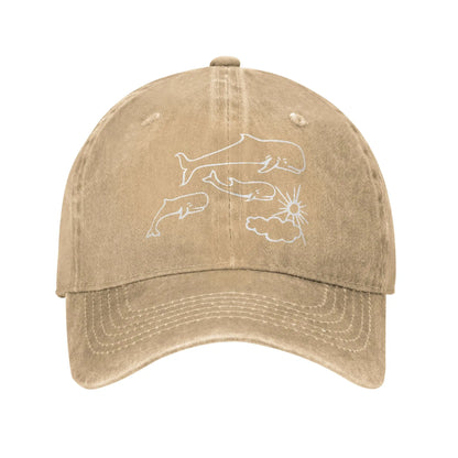 Whales And Sun Tattoo Extremoduro Baseball Cap