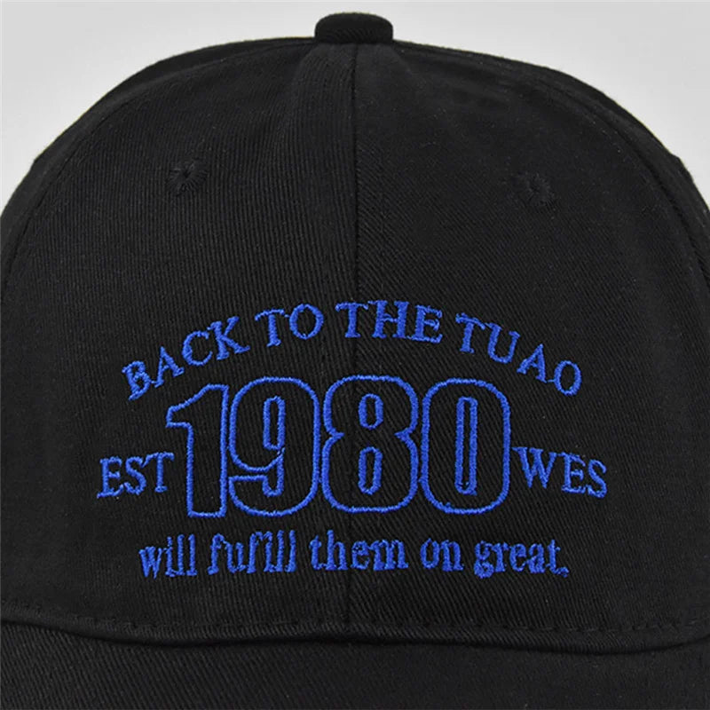Snapback Cap Letter Embroidery Vintage Streetwear Sun Hat