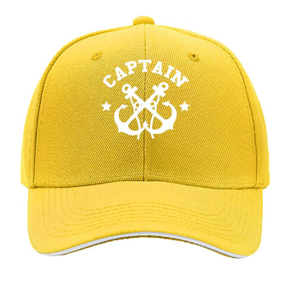 Vintage Nautical Printed Adjustable Unisex Sandwich Baseball Cap