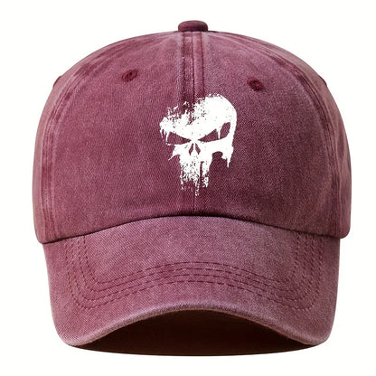 Fashion Skull Print Outdoor Sun Protection Baseball Cap