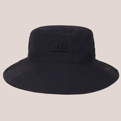 Simple Solid Foldable Big Brim Bucket Hat