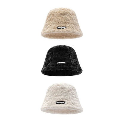 Warm Plush Furry Bucket Hat