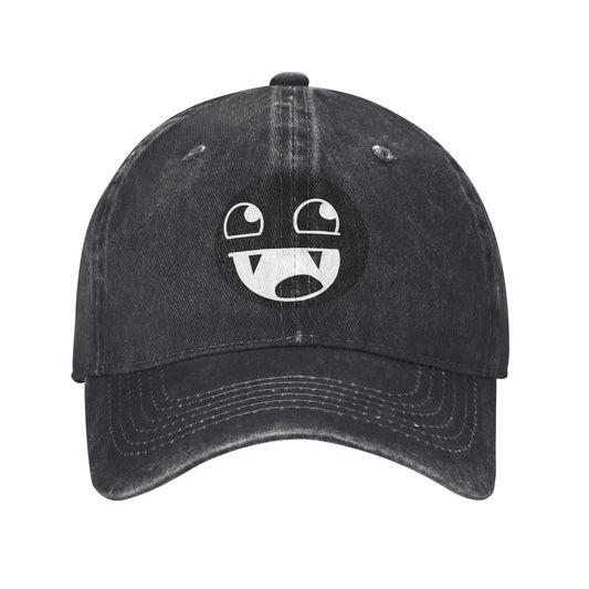 Domo Kun Distressed Washed Meme Baseball Cap