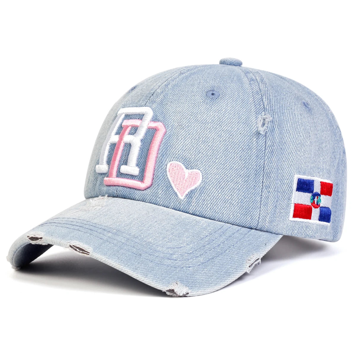 Unisex SD Letter Embroidered Baseball Cap