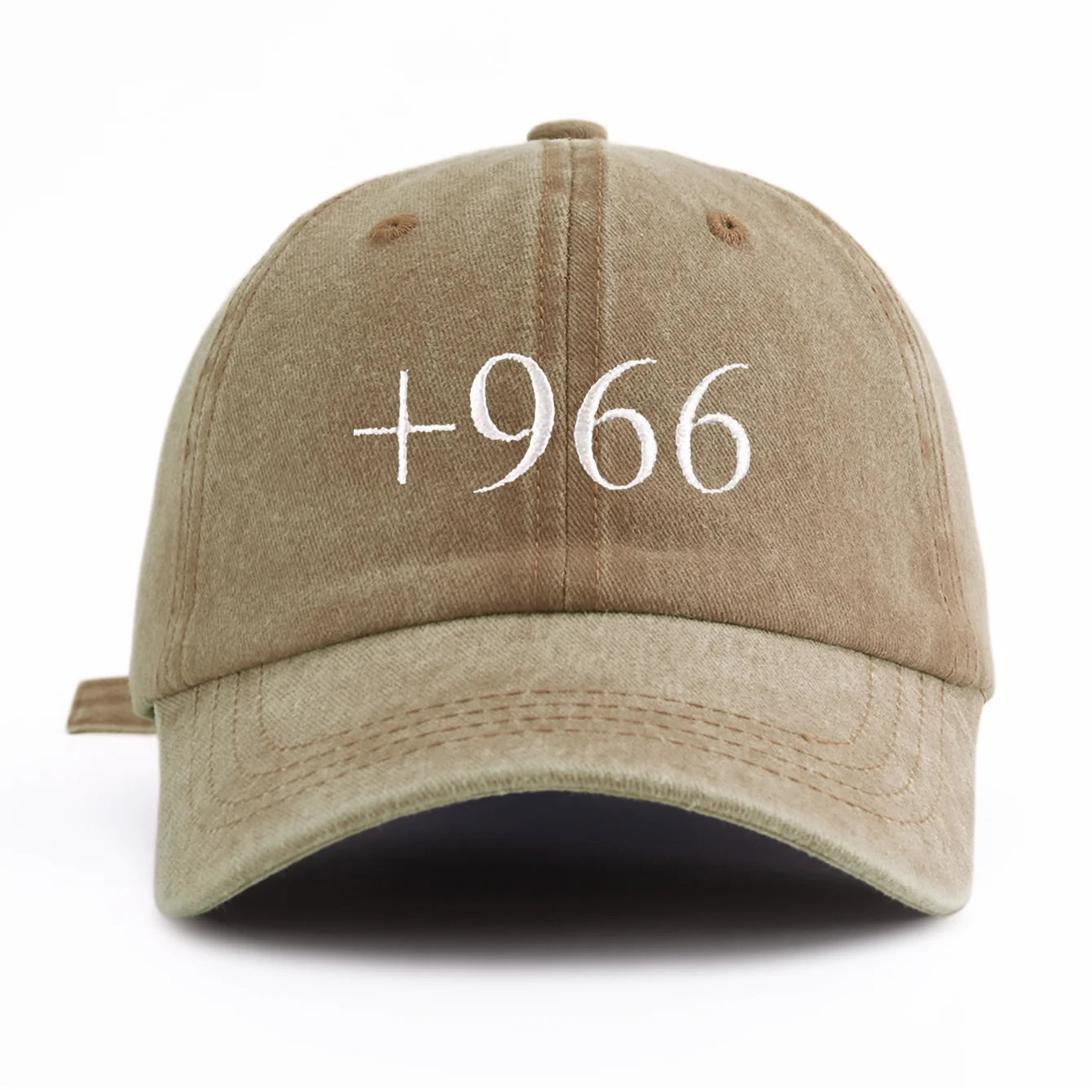 Vintage +966 Embroidered Minimalist Dad Baseball Cap