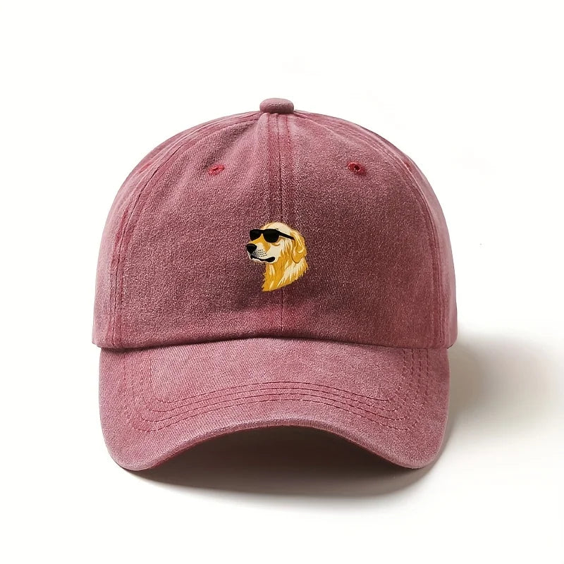 Golden Retriever Printed Baseball Cap