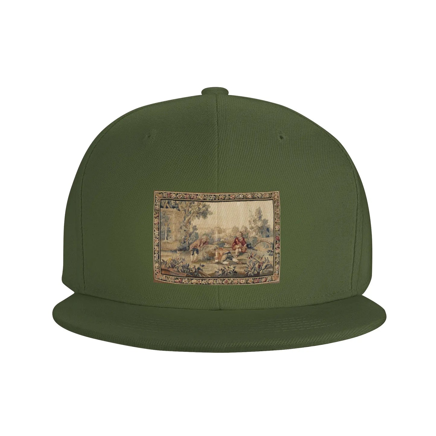 Aubusson Antique French Tapestry Print Snapback Cap