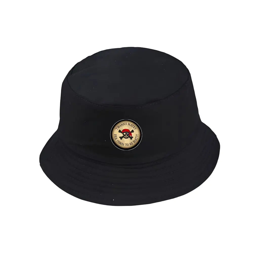 Pirate Skull Printed Bucket Hat