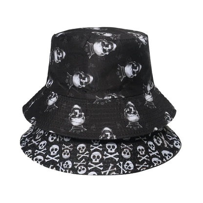 Ghost Head Hole Fisherman Hat