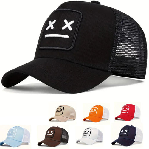 XX Embroidery Mesh Hip Hop Baseball Cap