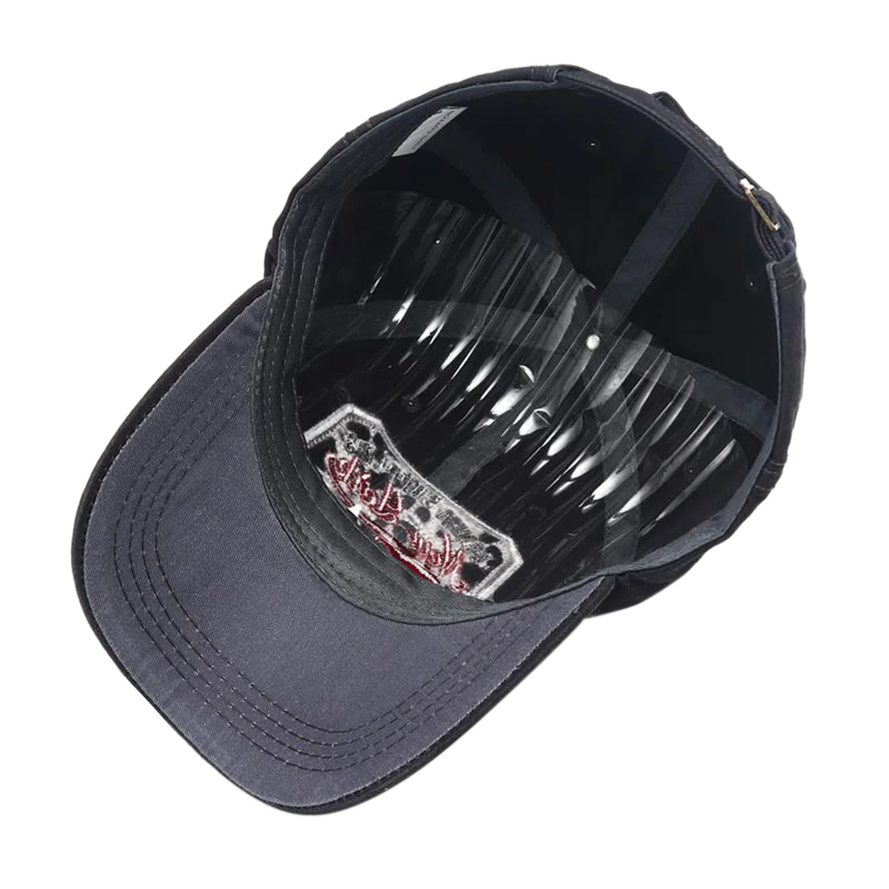 New York Letter Embroidered Washed Cotton Snapback Baseball Hat