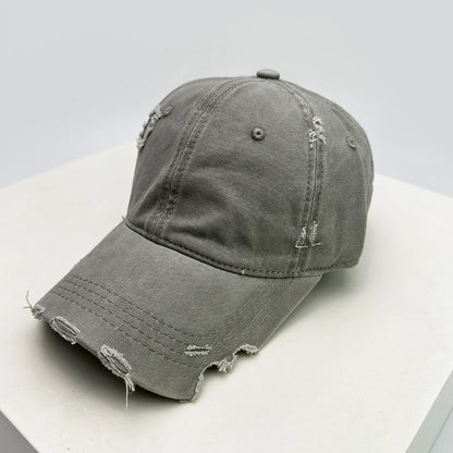 Unisex Notch Solid Baseball Cap