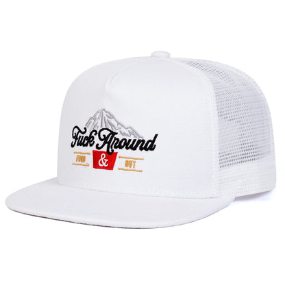 Unisex Anound Letter Embroidery Hip Hop Snapback Cap