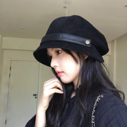 Corduroy Warm Fisherman Bucket Hat
