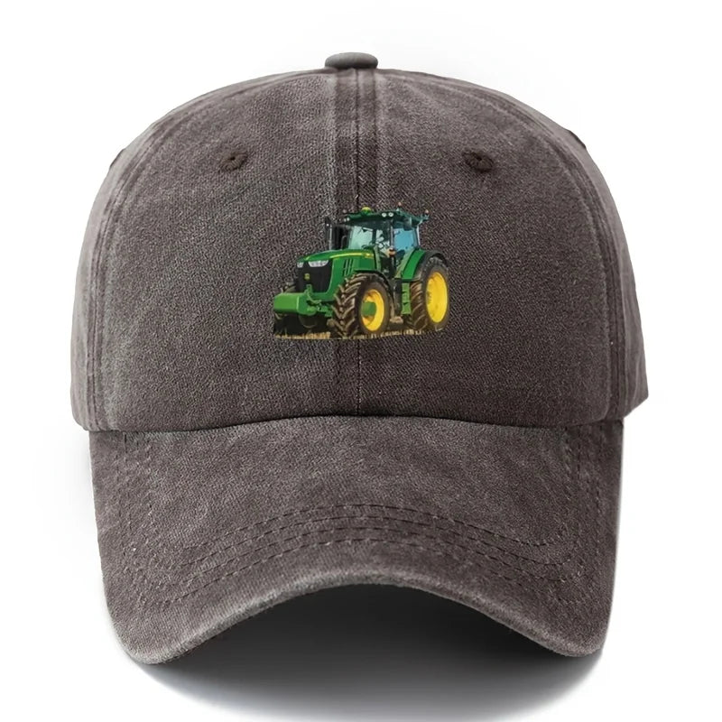 Printed Tractor Retro Duckbill Baseball Cap