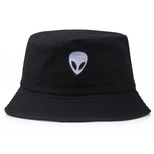 Unisex Embroidered Alien Bucket Hat