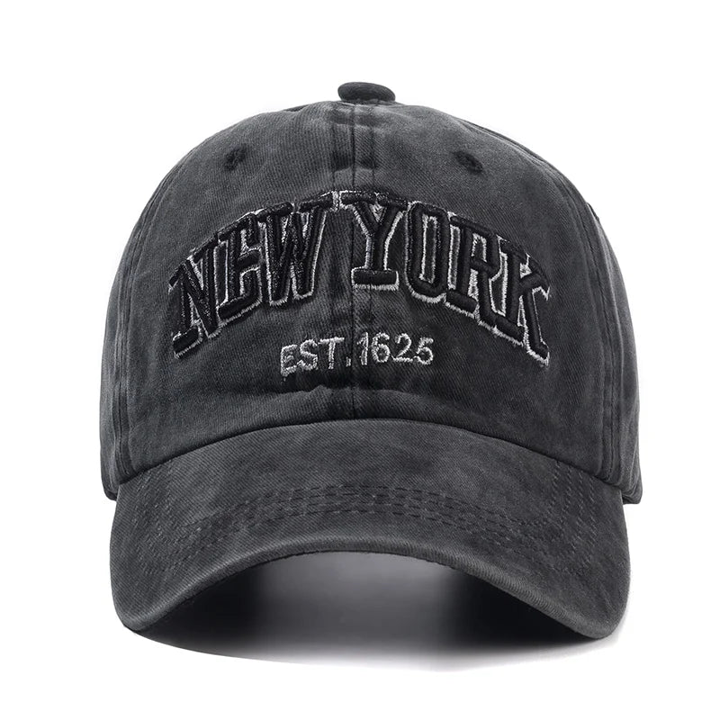 New York Washed Cotton Baseball Cap