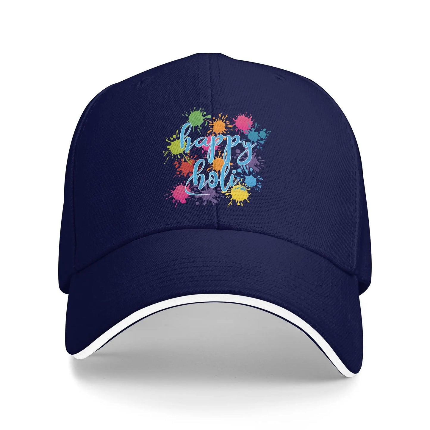 Happy Holi Color Festival Custom Baseball Cap