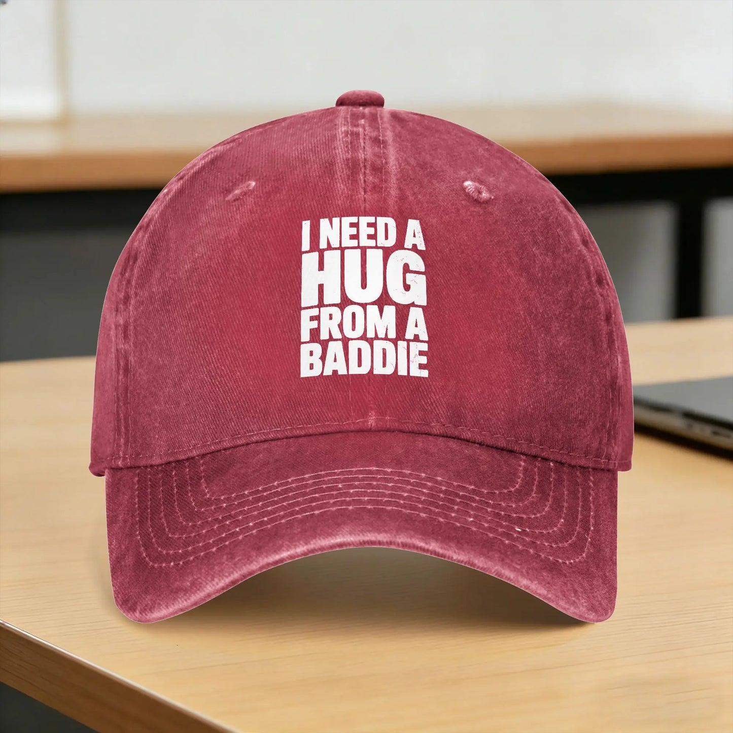 Funny I Need Hug From Baddie Baseball Cap