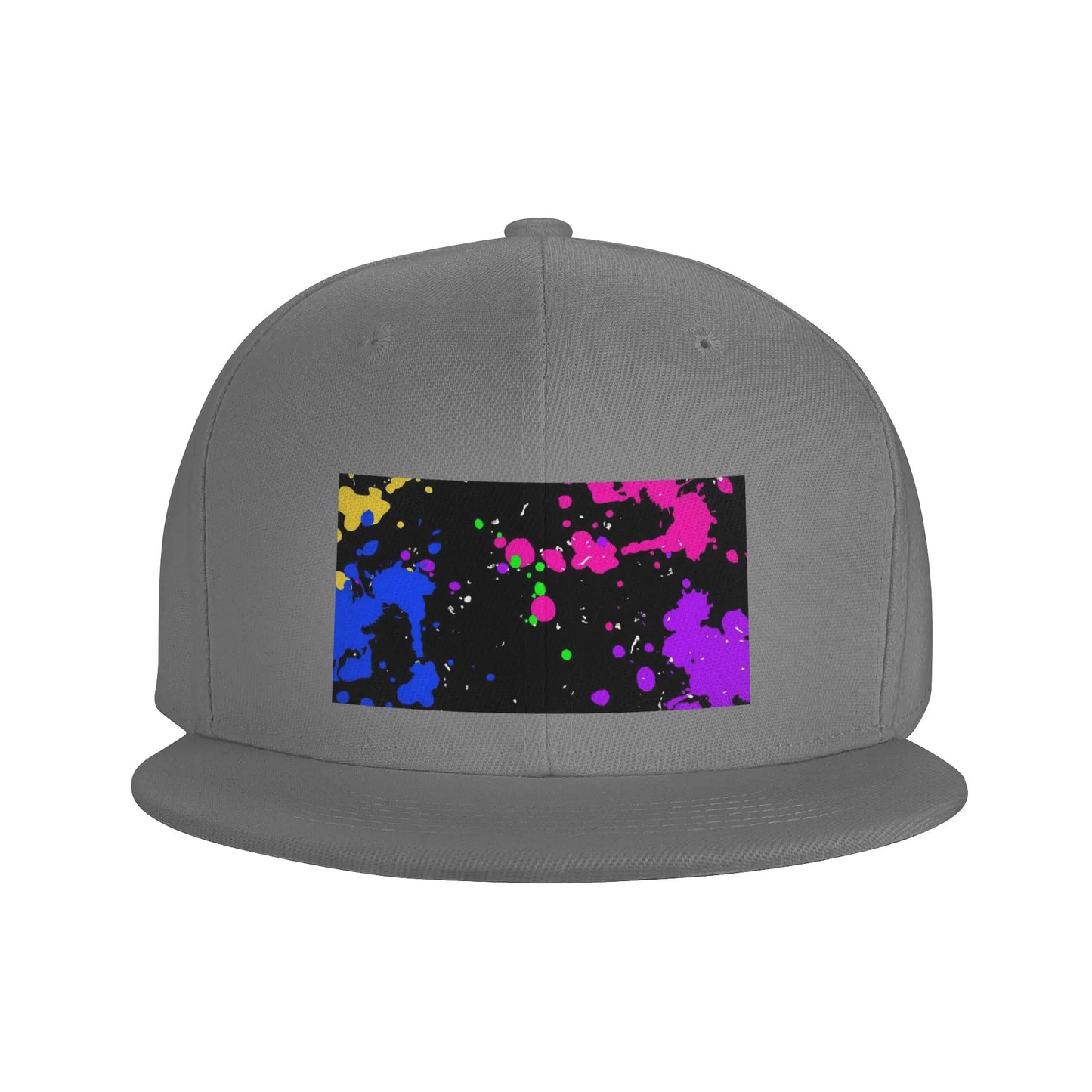 Colorful Graffiti Splatter Pattern Snapback Cap