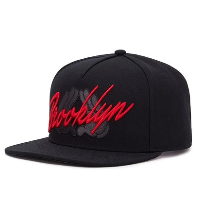 Brooklyn Embroidery Snapback Baseball Cap