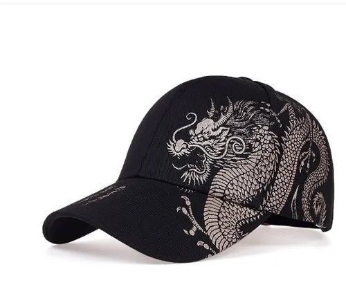 Chinese Dragon Pattern Quick Dry Baseball Cap