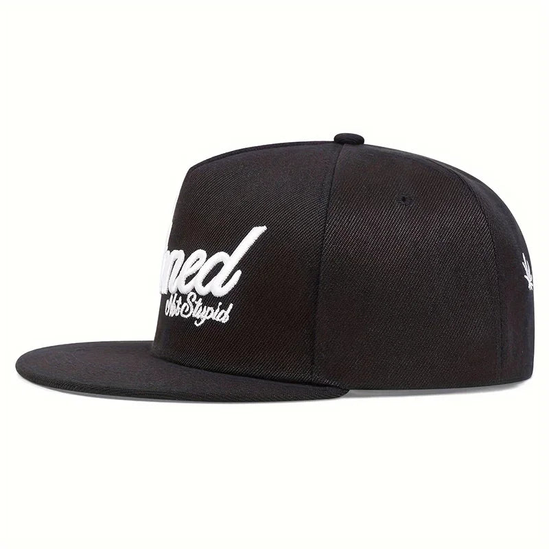 Unisex Letter Embroidery Hip Hop Snapback Cap