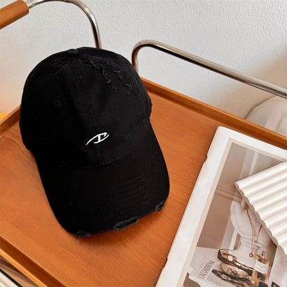Cotton Letter Embroidered Snapback Cap For Summer Sports