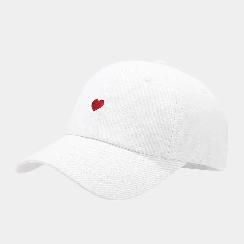 Heart Love Embroidered Cap