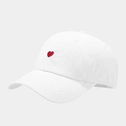 Heart Love Embroidered Cap