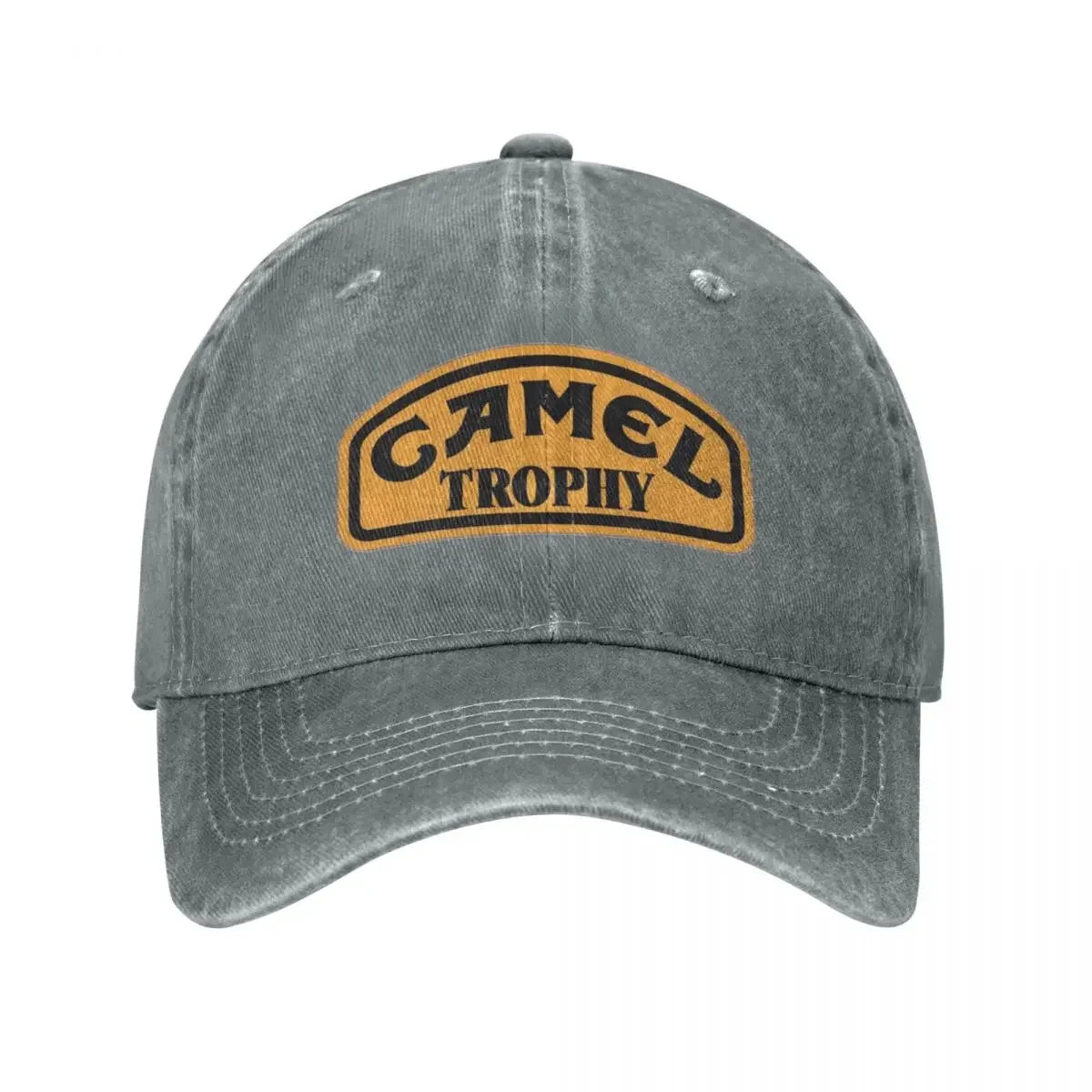 Camel Trophy Vintage Distressed Denim Baseball Cap