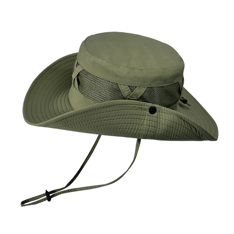 Breathable Nylon Big Eaves Bucket Hat