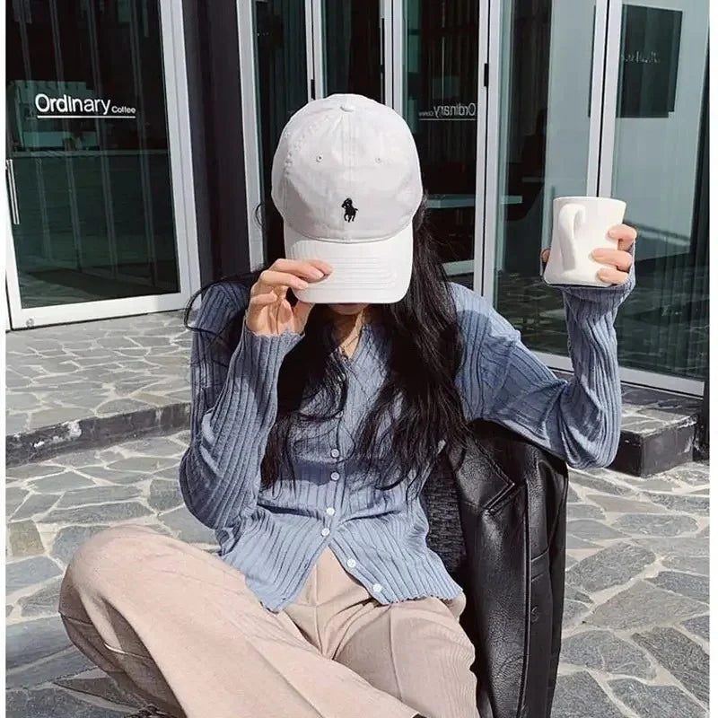 Cotton Polo Embroidered Breathable Golf Cap