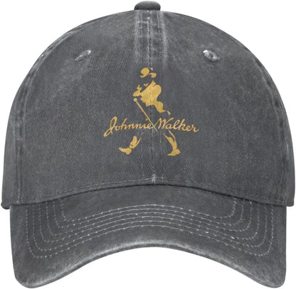 Isila Johnnie Music Washed Denim Baseball Cap