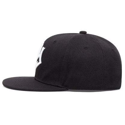 NY Embroidered Classic Flat Brim Cap