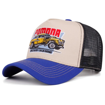 Unisex Sun Hat Hip Hop Mesh Trucker Hat