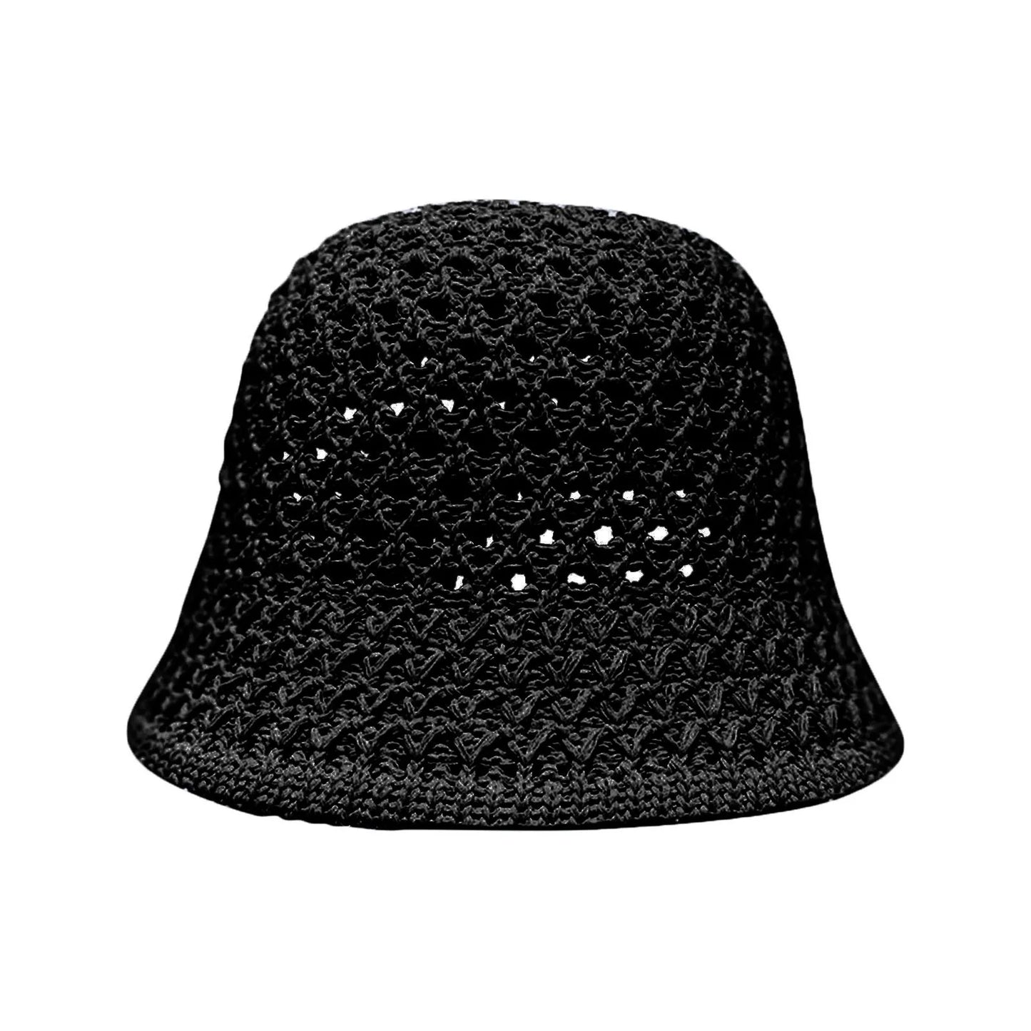 Korean Straw Handwoven Summer Bucket Hat