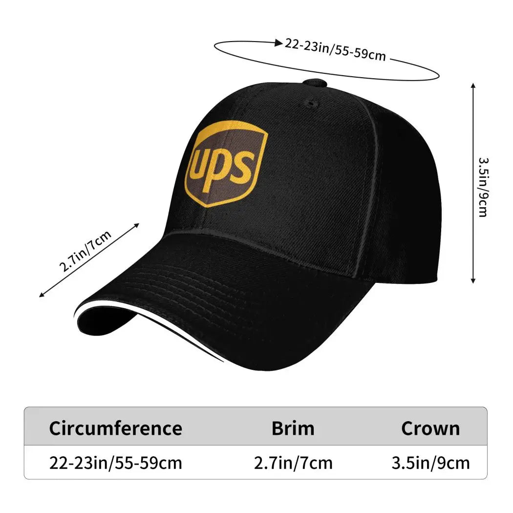 Custom UPS Hip Hop Trucker Baseball Cap