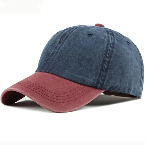 Classic Patchwork Cotton Snapback Baseball Cap