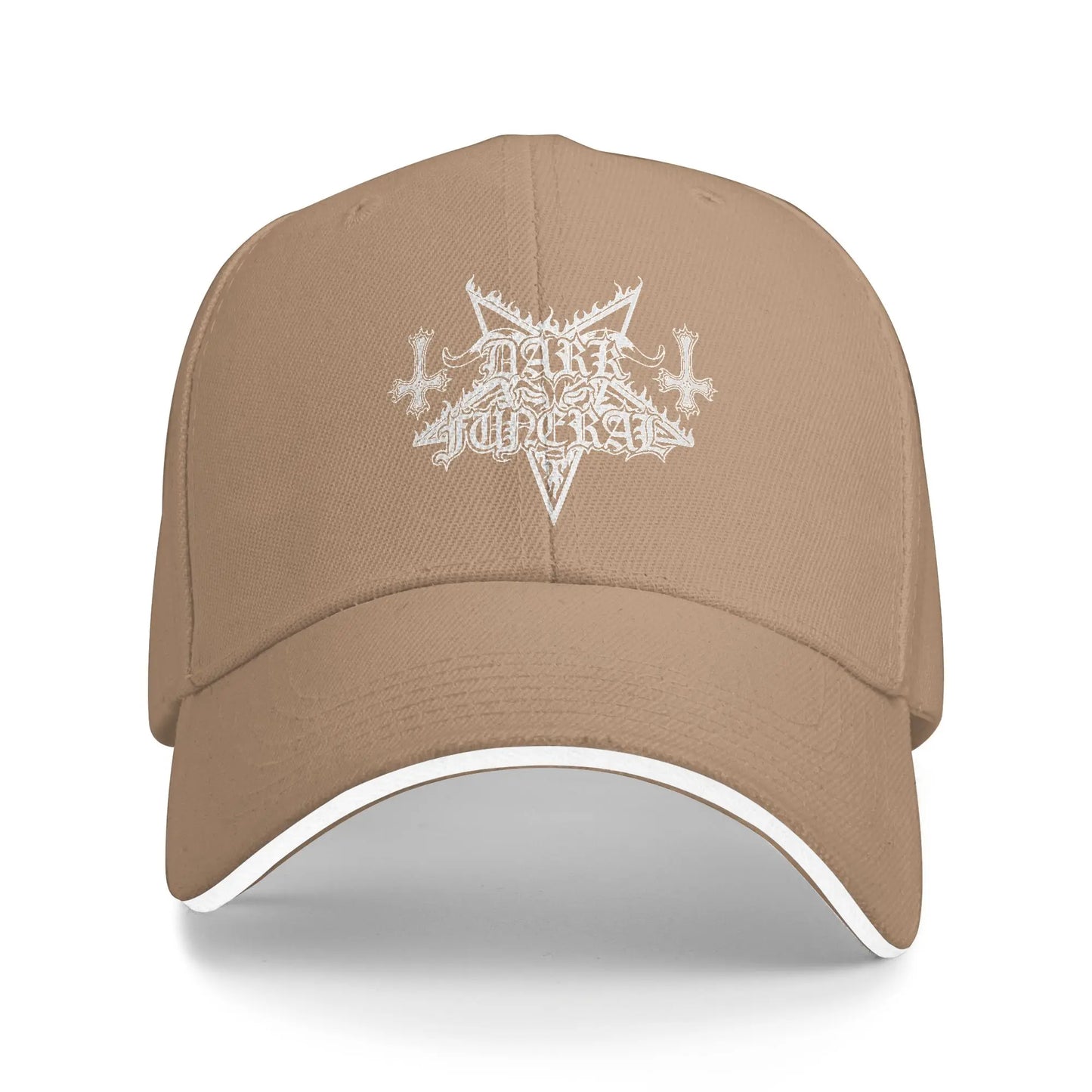 Dark Funeral Logo Trucker Snapback Baseball Cap