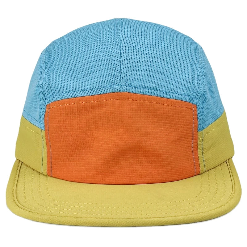 Lightweight Quick Dry Five Panel Snapback Cap