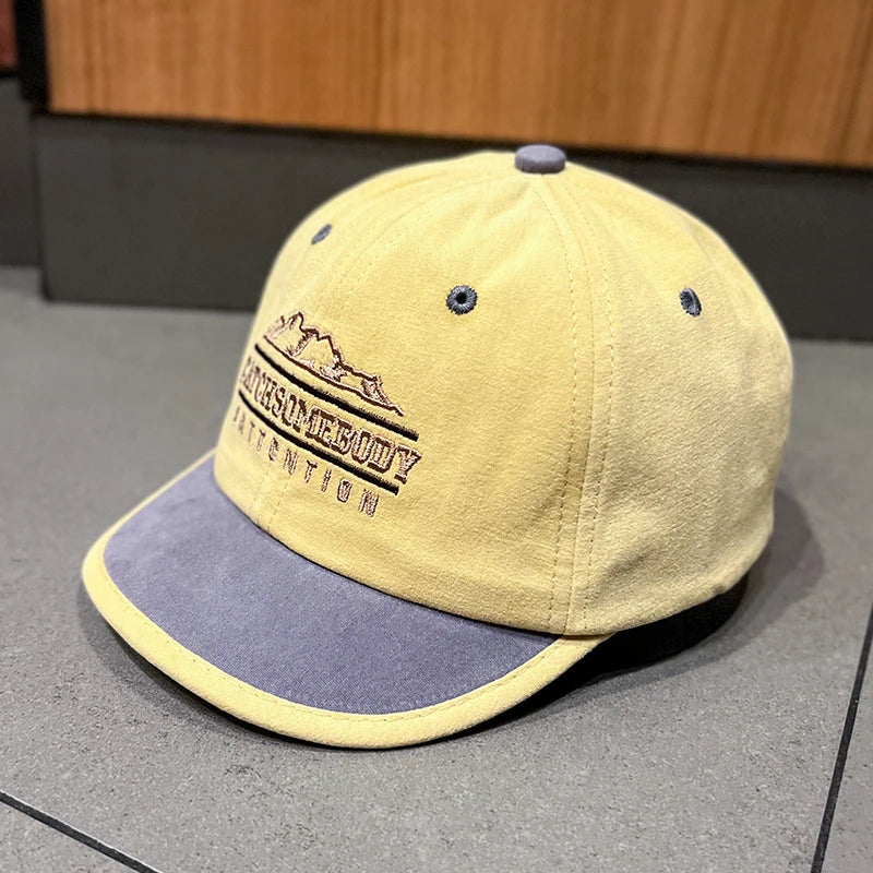 Retro QuickDry Short Brim Cap