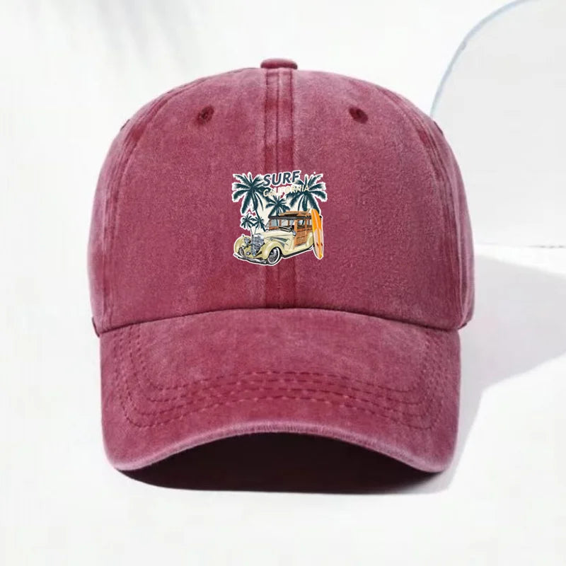Vintage Washed Cotton Travel Outdoor Baseball Cap
