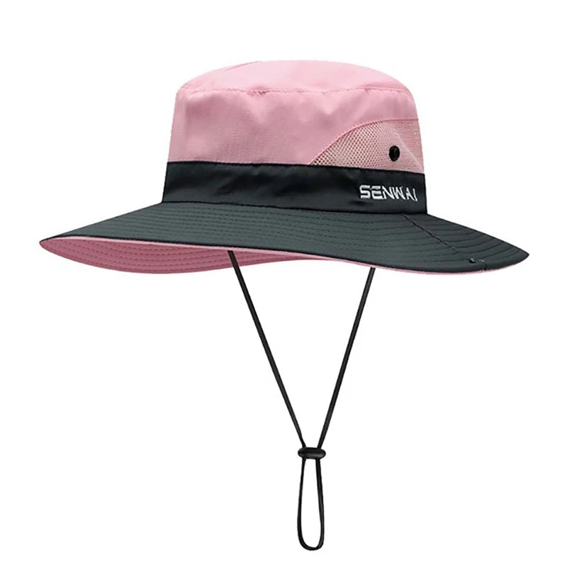 Quick-Dry Foldable Wide Brim Bucket Hat