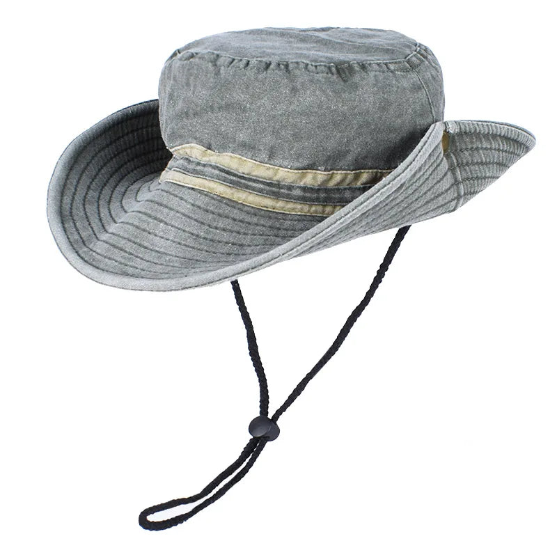 Unisex Outdoor Embroidered Cotton Fishing Hat